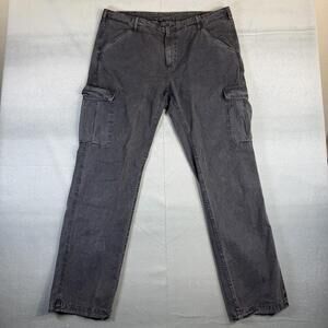 AG Adriano Goldschmied Supply Cargo Pants Mens 38 Gray Standard Issue Army USA